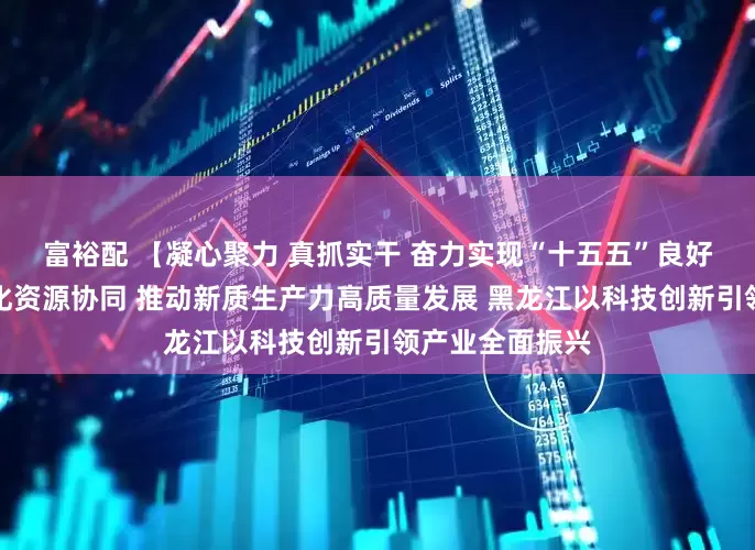 富裕配 【凝心聚力 真抓实干 奋力实现“十五五”良好开局】天津强化资源协同 推动新质生产力高质量发展 黑龙江以科技创新引领产业全面振兴